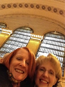 Denise and Eunice at Grand Central Station