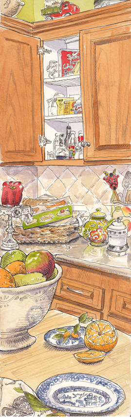 Kitchen study by Lori Mitchell