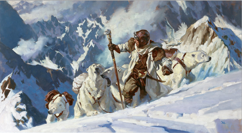 Gregory Manchess: Above the Timberline.